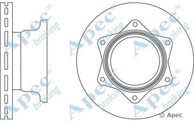 APEC BRAKING dsk2797 -  Тормозной диск